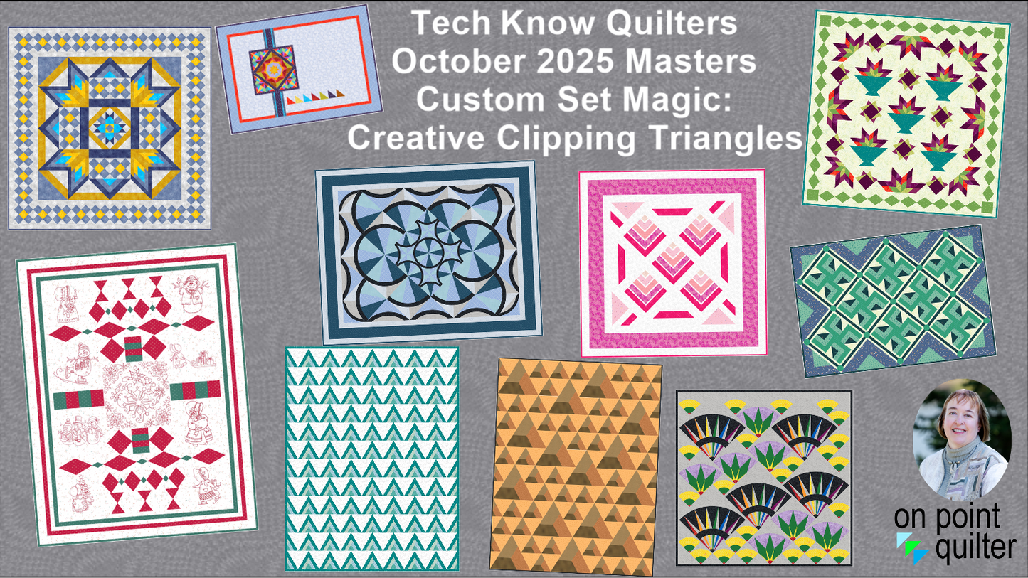 Tech Know Quilters Masters Add On Classes
