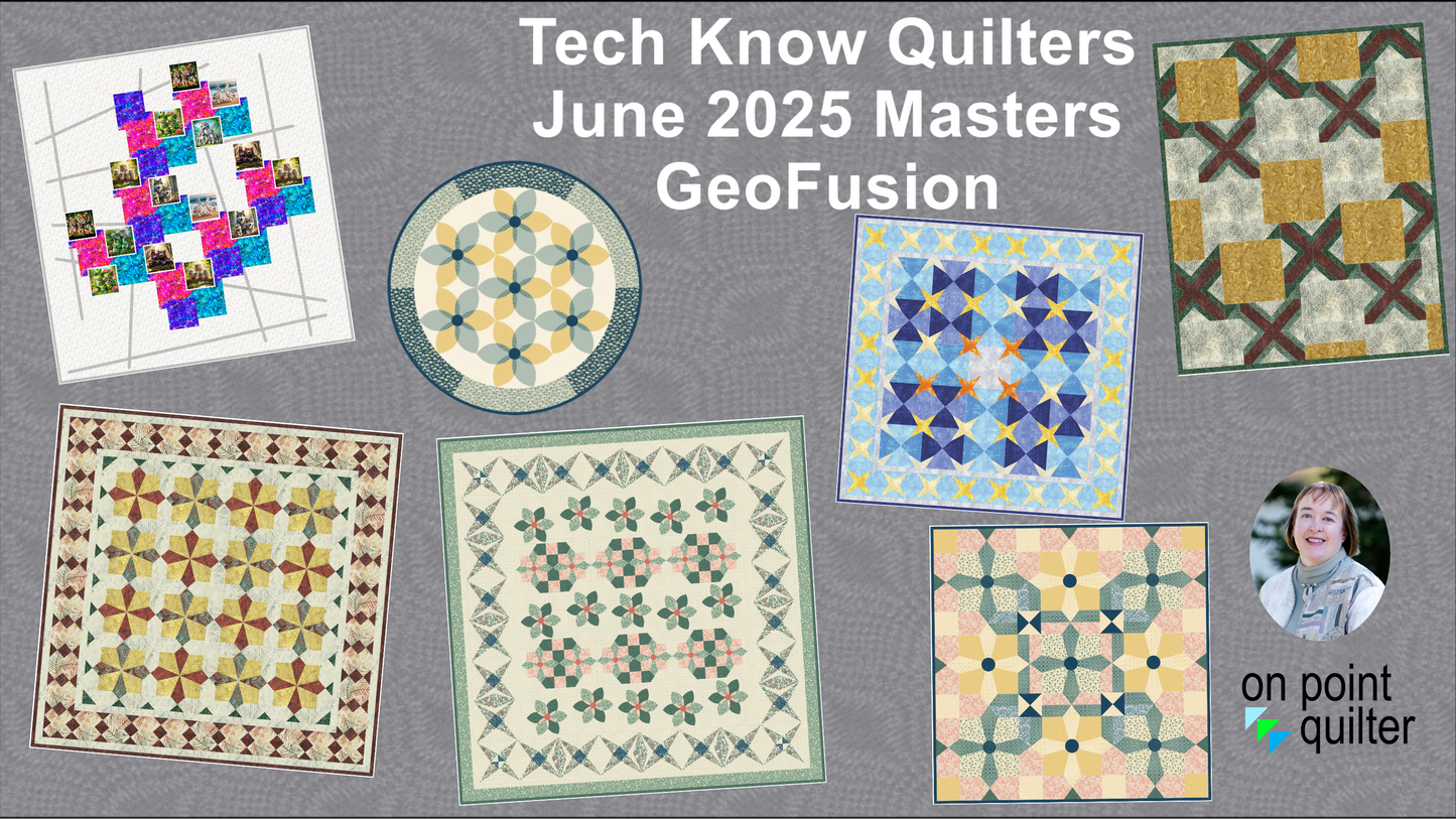 Tech Know Quilters Masters Add On Classes