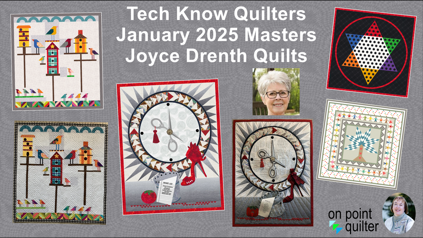 Tech Know Quilters Masters Add On Classes