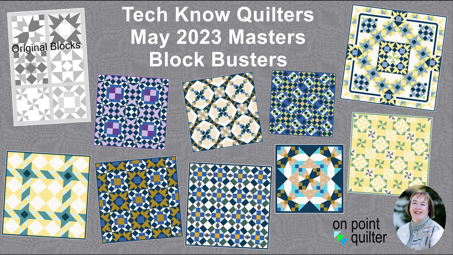 Tech Know Quilters Masters Add On Classes