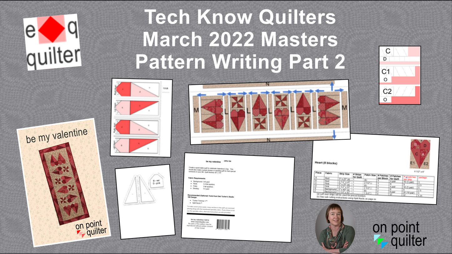 Tech Know Quilters Masters Add On Classes