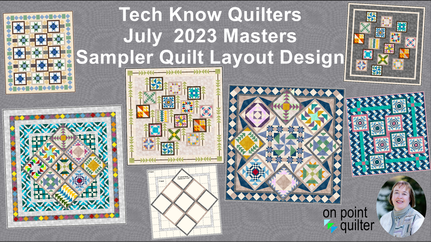 Tech Know Quilters Masters Add On Classes
